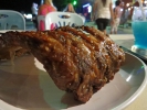 bamboo restaurant, white sand beach