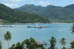 Looking towards bangbap pier from the peninsula