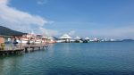 View to the end of the pier