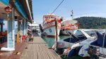 Tour boats leave from here