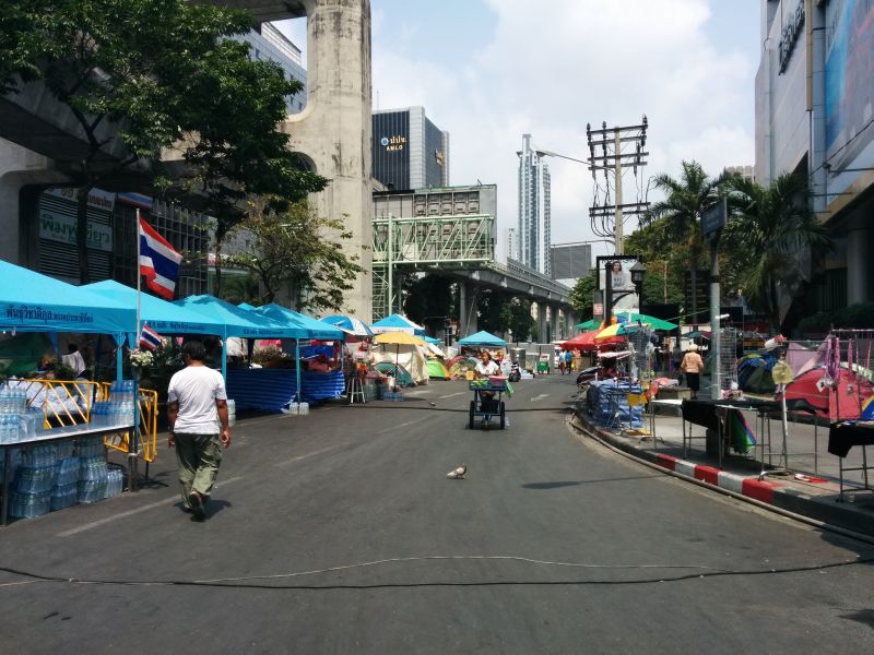 Central Bangkok Protest Sites