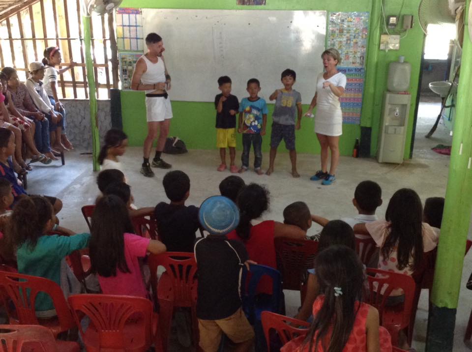 Comedy show at Cambodia Kids School Koh Chang