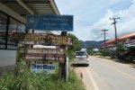Klong Son junction.  Road into the valley