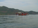 Tour boat coming back to Bangbao