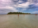 Walking to Koh Man Nai, off Kai Bae beach, Koh Chang
