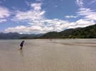 Walking to Koh Man Nai, off Kai Bae beach, Koh Chang
