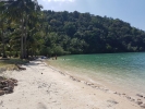 North facing beach