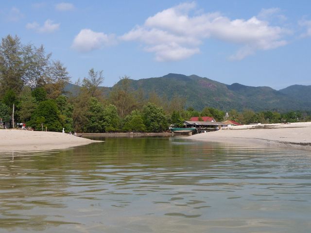 River Mouth at Low Tide