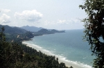 Viewpoint above White Sand Beach. No road or concrete buildings visible