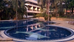 Beachfront pool at the Resortel