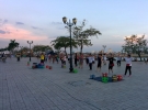 Evening on the riverside Phnom Penh