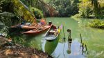Boats on a canal in Salakkok
