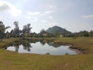 Disc golf course built on the lagoon