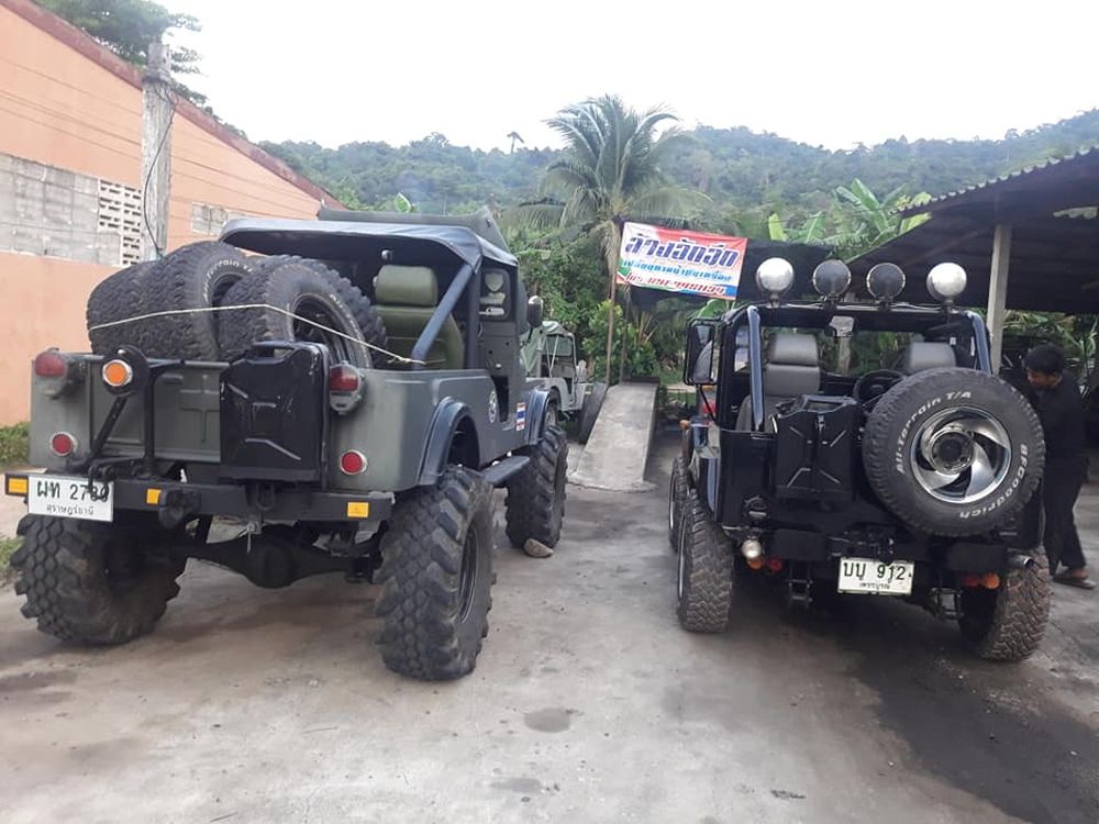 Rent a jeep on Koh Chang