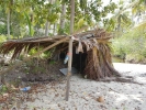 Shelter built by Robinson Crusoe