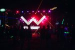 Lightshow Winter Sensation Lonely beach