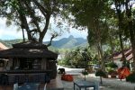 Khao Jom mountain in the distance