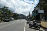 South, away from the beach