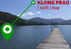 map of north klong prao beach koh chang