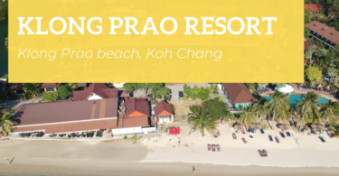 Aerial view of Klong Prao Resort, Koh Chang