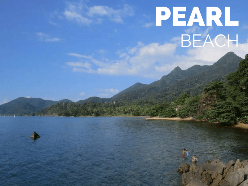 Tourist and travel guide to Pearl beach, Koh Chang island, Thailand