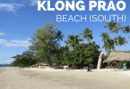 Visitor guide to the south of Klong Prao beach, Koh Chang, Thailand