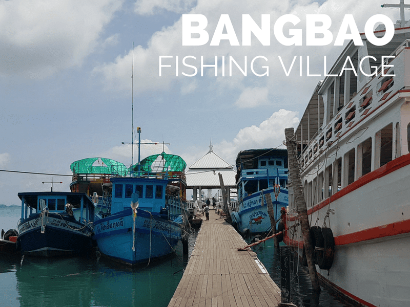 The pier at Bangbao fishing village, Koh Chang