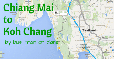 Travel from Chiang Mai to Koh Chang by bus, train or plane.