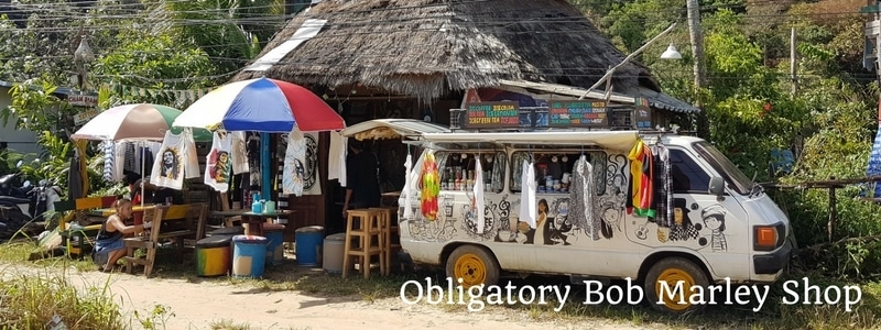 reggae coffee shop on Klong Kloi beach