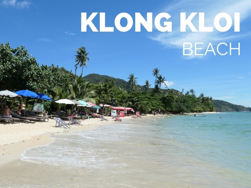 Klong Kloi beach, Koh Chang