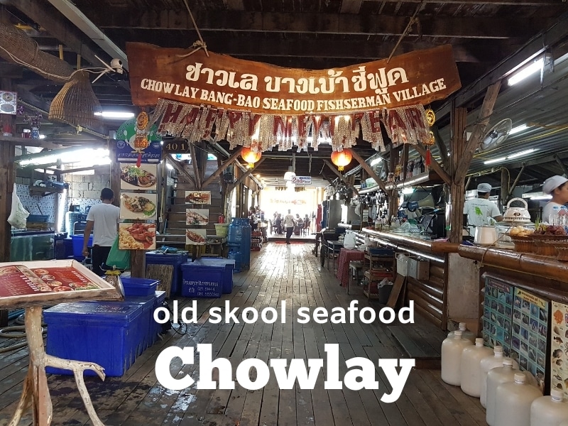 Traditional seafood restaurant in Bangbao fishing village