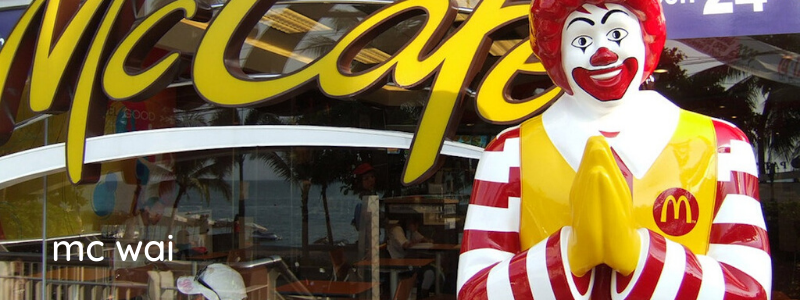 Ronald McDonald Wai in Bangkok