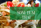 Bowl of Som Tam Thai