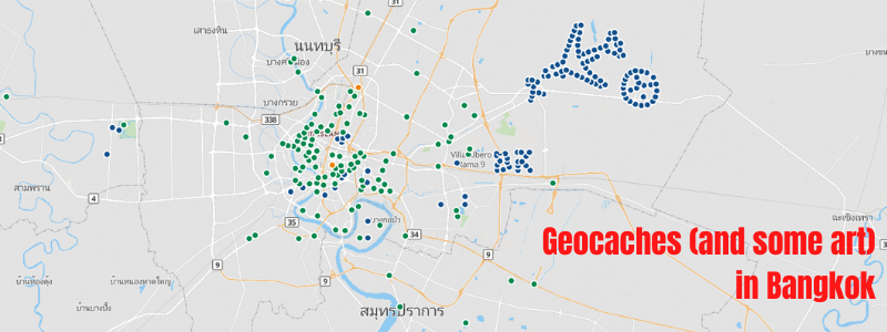 Bangkok Geocaches Map