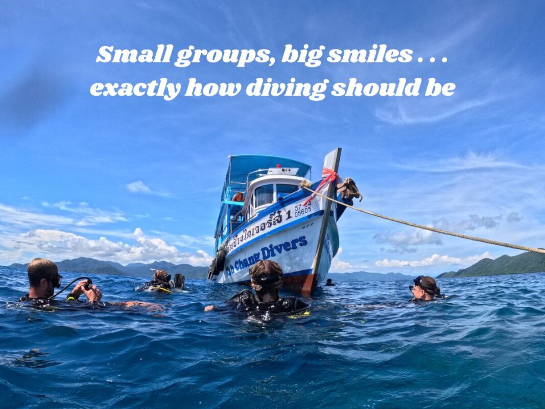 Small group dive with Koh Chang Divers