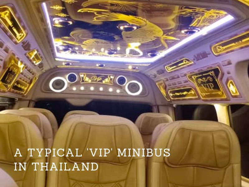 VIP minibus in Thailand