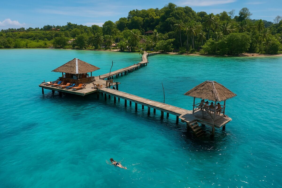 Cococape pier, Koh Mak